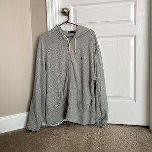 Polo Terry Cloth full zip hoodie